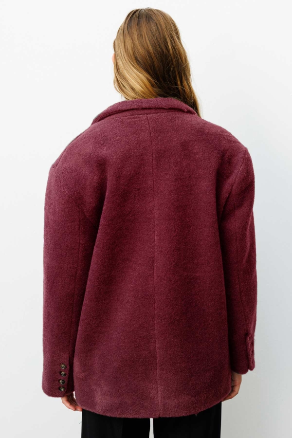 Alaska Kruvaze Bordo Blazer · 5