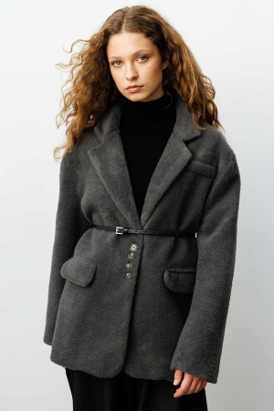 Alaska Kruvaze Füme Blazer