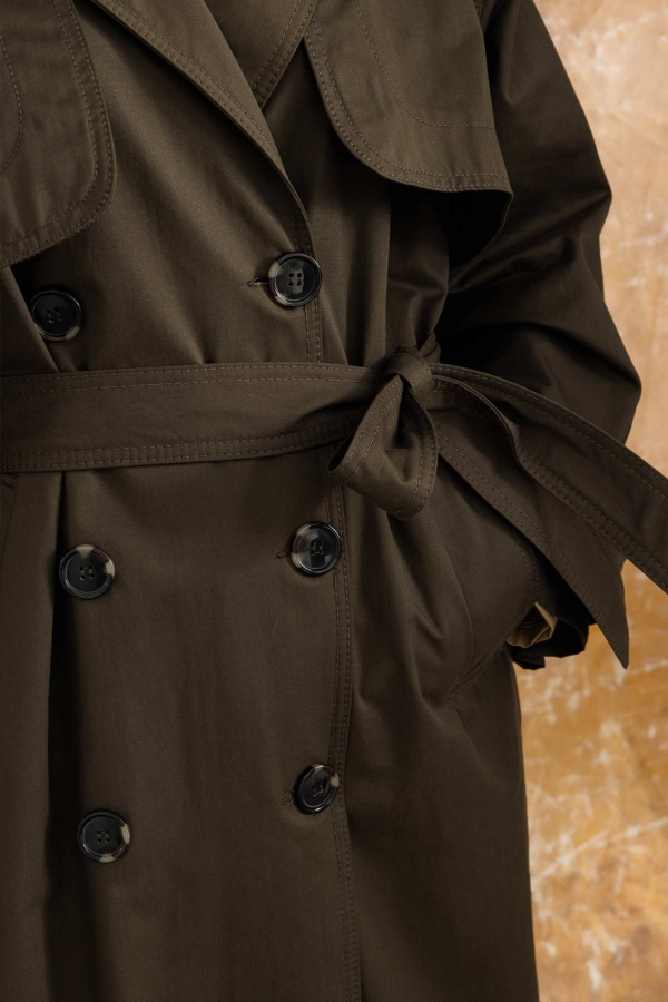 Aller Detaylı Gabardin Kahve Trençkot · 4