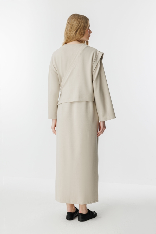 Anvelop Bej Elbise · 5