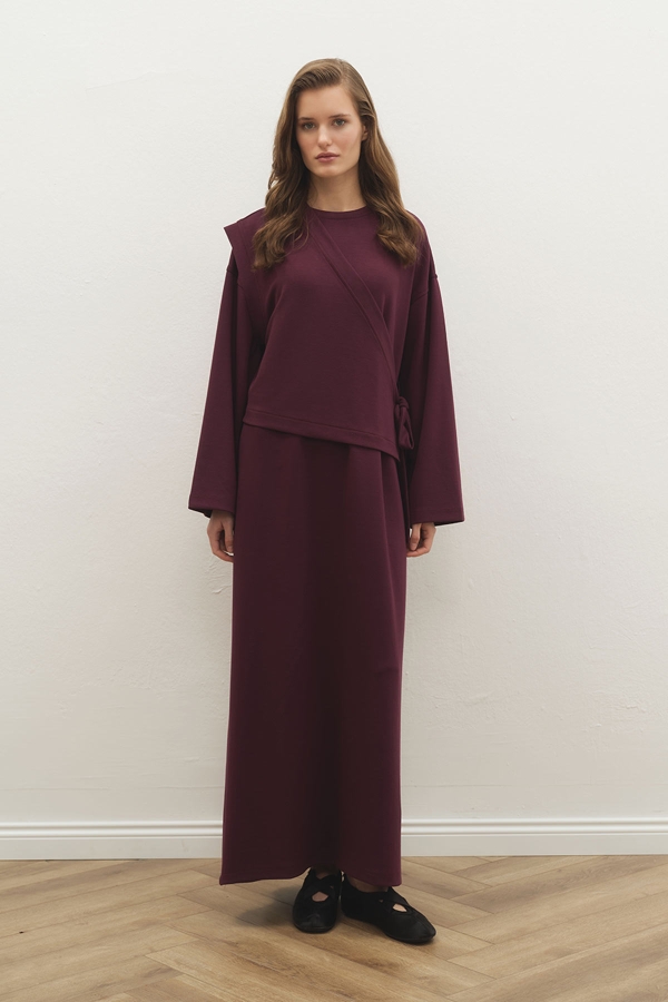Anvelop Bordo Elbise · 3