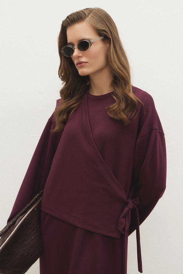 Anvelop Bordo Elbise · 2