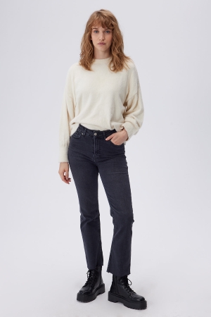 Bootcut Jean Pantolon - Füme