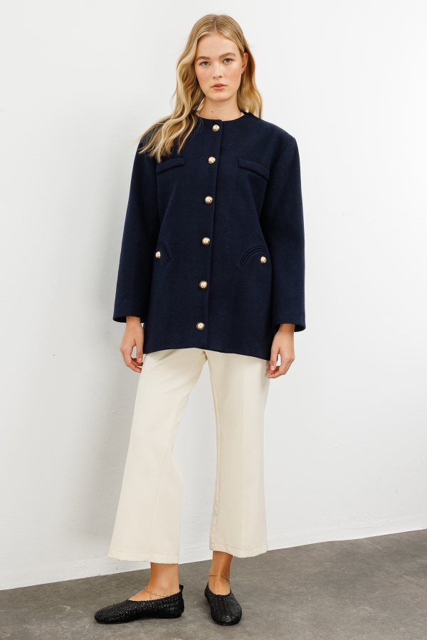 Hooopstore - Double Krem Pantolon