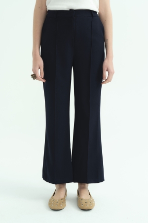 Flare Lacivert Pantolon (1)