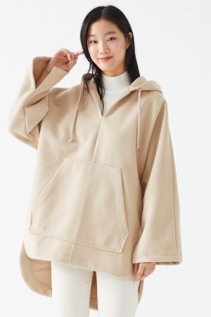 Kaşe Sweatshirt - Bej
