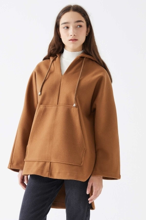 Kaşe Sweatshirt - Camel