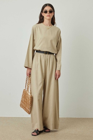 Beli elastik pantolon