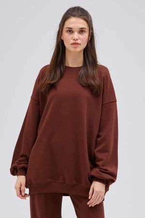 Lola Sweatshirt - Çikolata