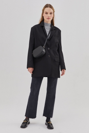 Lugano Blazer Ceket - Siyah