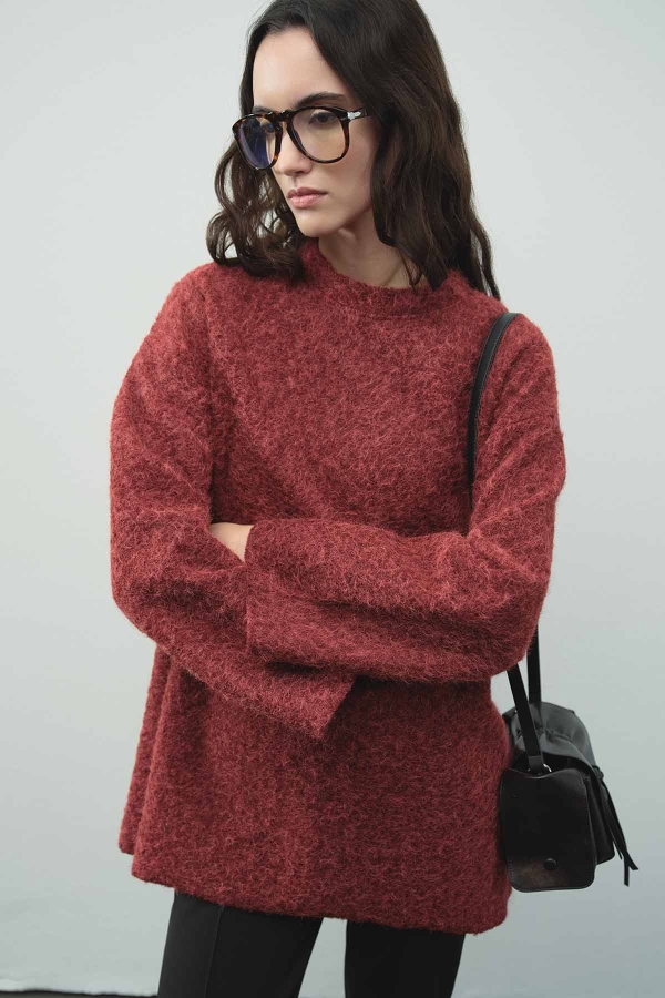 Hooopstore - Melanj Dokulu Mercan Kazak