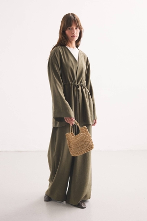 Beli elastik pantolon