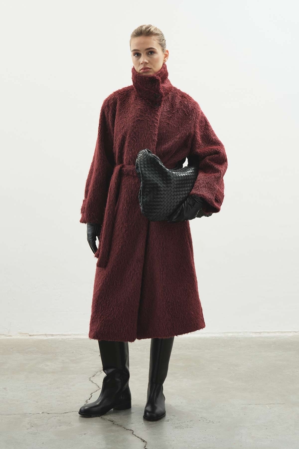 Hooopstore - Oversize Dik Yaka Burganya Kaban