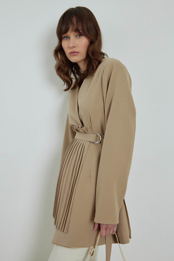 Pilise Aksesuarlı Blazer Taş Ceket · 5