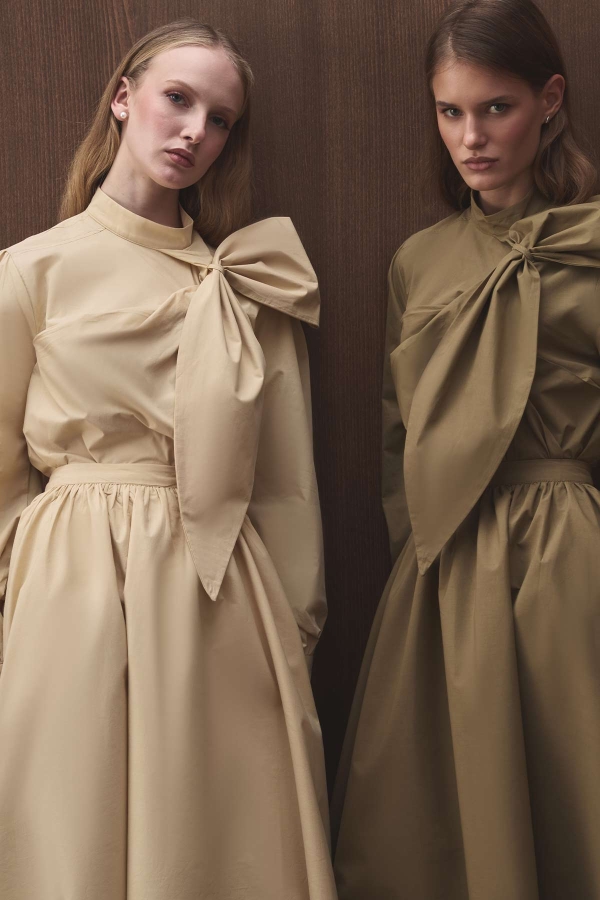 Hooopstore - Premium Fiyonk Detaylı Poplin Butter Yellow Gömlek