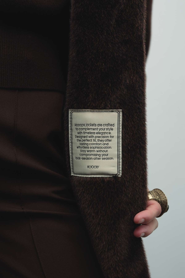 Premium Yün Dokulu Kahve Blazer Ceket · 7