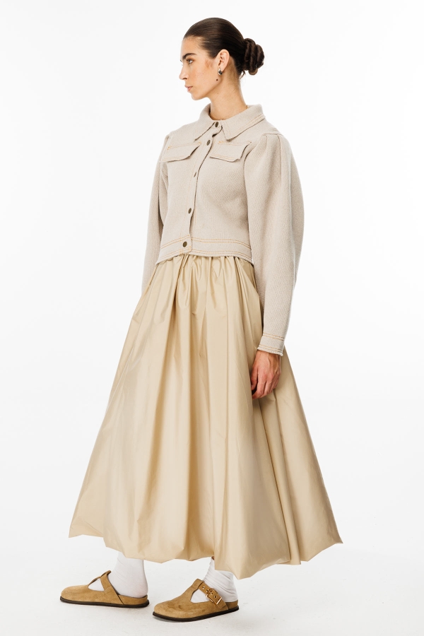 Hooopstore - Princess Bej Balon Etek