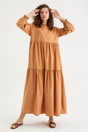 Roomy Elbise - Camel