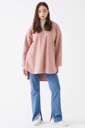 Teddy Sweatshirt - Pudra